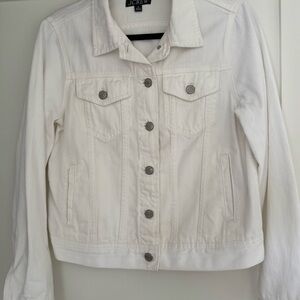 J. Crew Women's Cream Jean Jacket